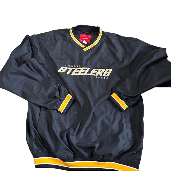 Reebok NFL Pittsburgh Steelers Windbreaker Pullover - Picture 1 of 5